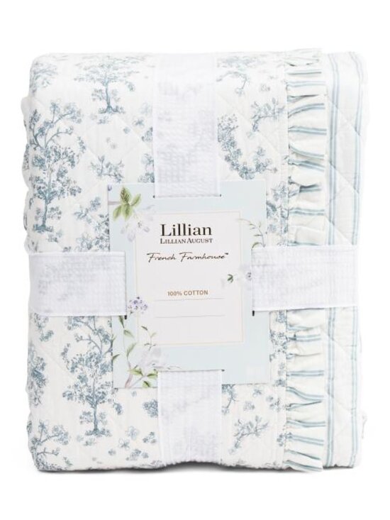 LILLIAN AUGUST HOME Other - LILLIAN AUGUST HOME Toile Cotton Percale Quilt Set